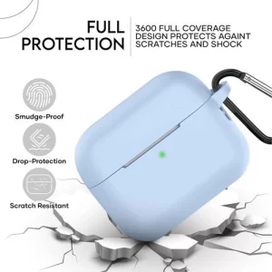 Étui de Protection en Silicone pour Apple AirPods 1, 2, 3 et Inkax T3