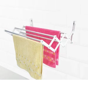 Sèche-Linge Mural Extensible Aluminium TouchDar – 50 x 38 cm