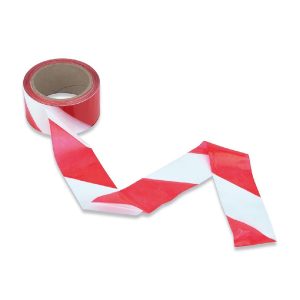 Ruban de balisage Adhésif Rouge et Blanc 33m