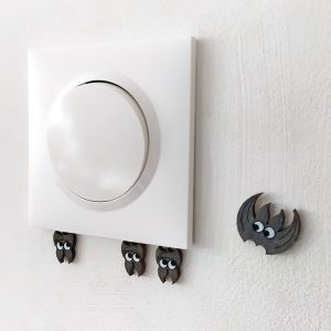 Décoration pour interrupteur Chauve-souris